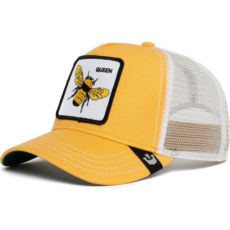 siltovky-zaoblena-kamionista-zlta-snapback-abeja-the-queen-bee-the-farm-the-farm-de-goorin-bros