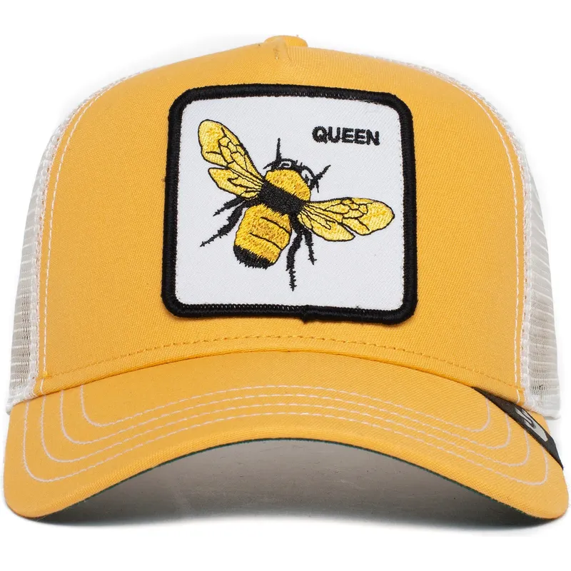 siltovky-zaoblena-kamionista-zlta-snapback-abeja-the-queen-bee-the-farm-the-farm-de-goorin-bros