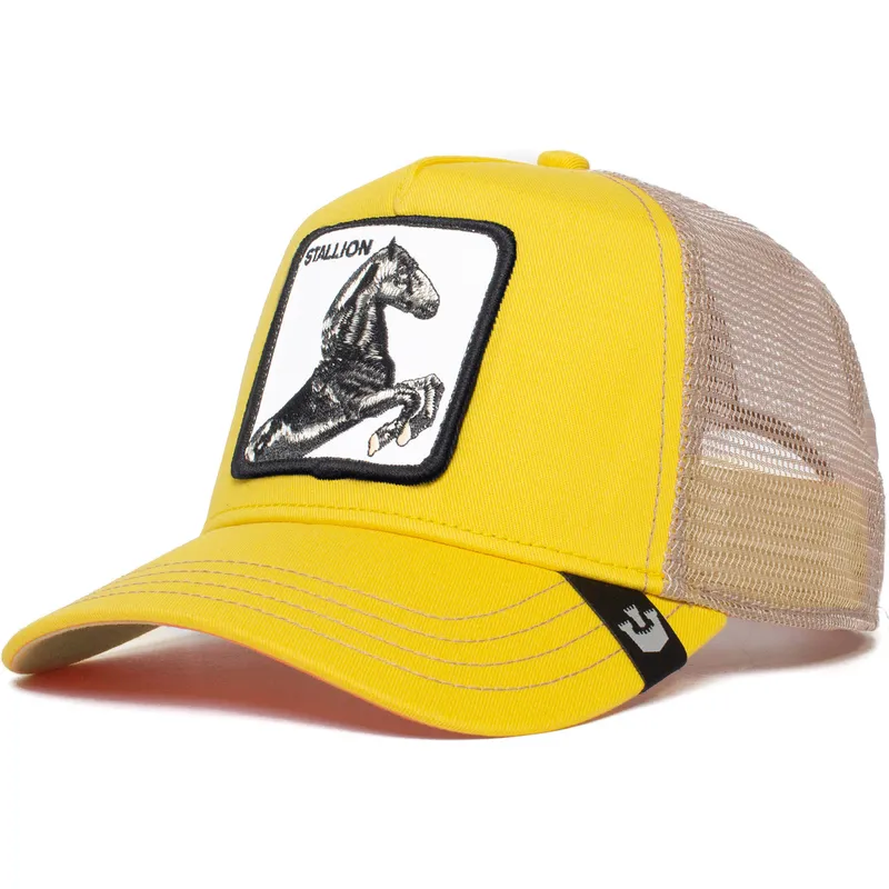 siltovka-zaoblena-zlta-snapback-the-stallion-the-farm-goorin-bros