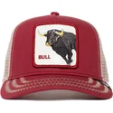 siltovka-zaoblena-cervena-snapback-the-bull-the-farm-goorin-bros