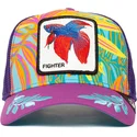 siltovka-zaoblena-fialova-snapback-siam-fighter-even-betta-the-farm-goorin-bros