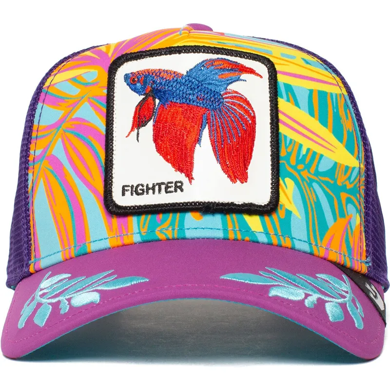 cap-zaoblena-violet-snapback-pez-luchador-siam-fighter-even-betta-the-farm-the-farm-de-goorin-bros