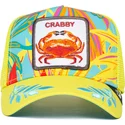 siltovka-zaoblena-zlta-snapback-crabby-totally-clawsome-the-farm-goorin-bros