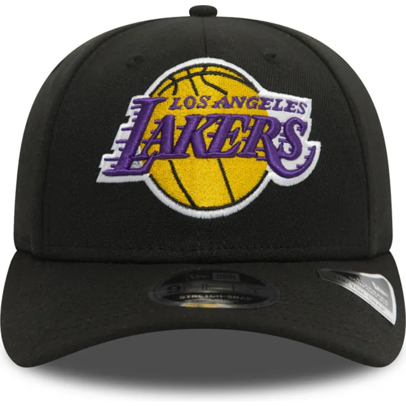 siltovka-zaoblena-cierna-snapback-9fifty-stretch-snap-los-angeles-lakers-nba-new-era