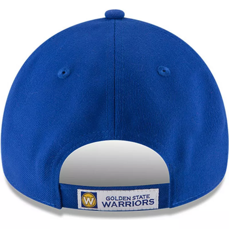 new-era-curved-brim-9forty-the-league-golden-state-warriors-nba-blue-adjustable-cap