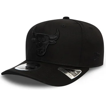 cap-zaoblena-black-snapback-9fifty-tonal-stretch-snap-chicago-bulls-nba-new-era