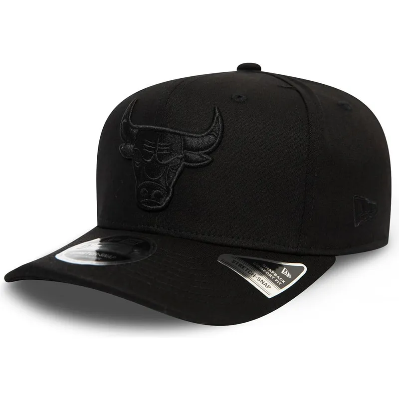 cap-zaoblena-black-snapback-9fifty-tonal-stretch-snap-chicago-bulls-nba-new-era