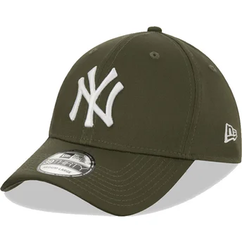 Cap zaoblená green ajustada 39THIRTY League Essential New York Yankees MLB New Era
