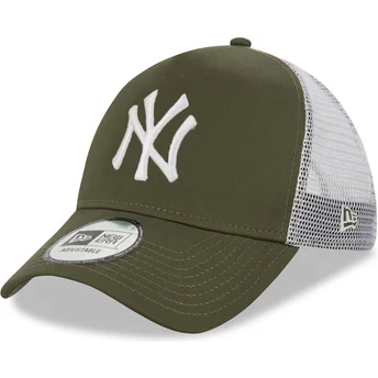 Cap zaoblená green snapback 9FORTY A Frame New York Yankees MLB New Era