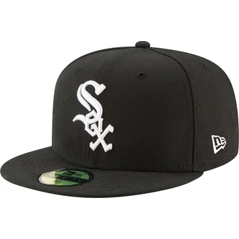 Cap rovná black ajustada 59FIFTY Authentic On Field Game Chicago White Sox MLB New Era
