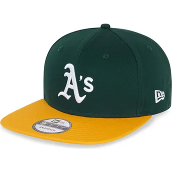 Šiltovka rovná zelená snapback 9FIFTY Essential Oakland Athletics MLB New Era