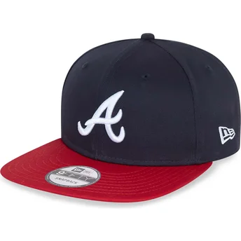 Cap rovná navy blue snapback 9FIFTY Essential Atlanta Braves MLB New Era