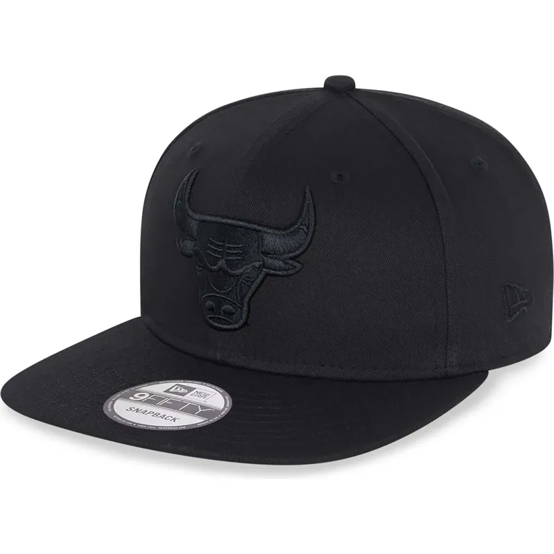 siltovka-rovna-cierna-snapback-9fifty-chicago-bulls-nba-new-era