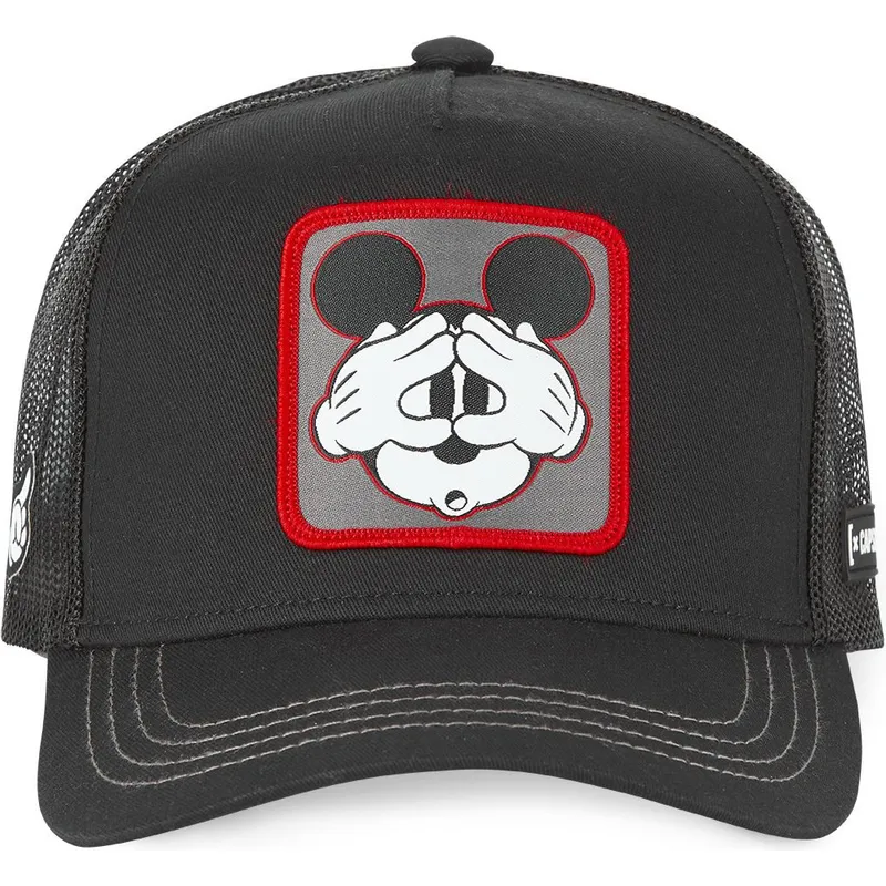 cap-zaoblena-black-snapback-mickey-mouse-disney-capslab cap-zaoblena-black-snapback-mickey-mouse-disney-capslab