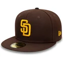 cap-rovna-brown-ajustada-59fifty-authentic-on-field-san-diego-padres-mlb-new-era