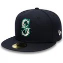 marineblaue-angepasste-59fifty-authentic-on-field-flat-cap-der-seattle-mariners-mlb-von-new-era