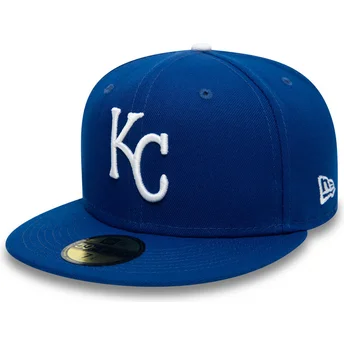 Šiltovka rovná modrá upravená 59FIFTY Authentic On Field Kansas City Royals MLB New Era