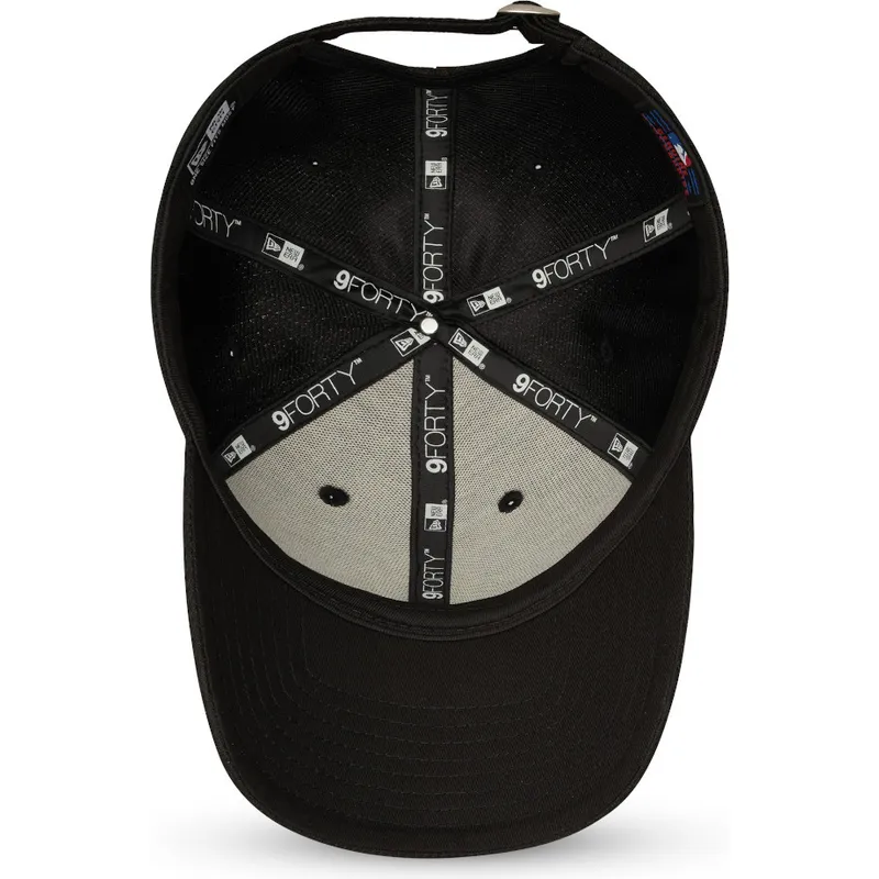 schwarze-verstellbare-gebogene-kappe-9forty-diamond-era-der-new-york-yankees-mlb-von-new-era