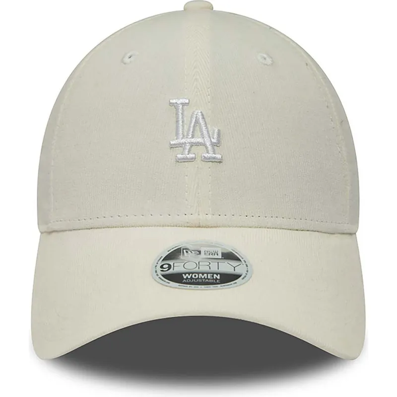 siltovka-zaoblena-bezova-nastavitelny-9forty-cord-mini-los-angeles-dodgers-mlb-new-era