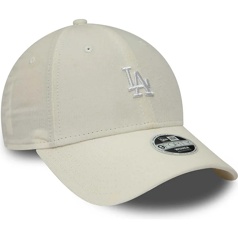 siltovka-zaoblena-bezova-nastavitelny-9forty-cord-mini-los-angeles-dodgers-mlb-new-era