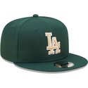 new-era-flat-brim-9fifty-repreve-los-angeles-dodgers-mlb-green-snapback-cap