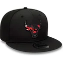 siltovka-rovna-cierna-snapback-9fifty-print-infill-chicago-bulls-nba-new-era