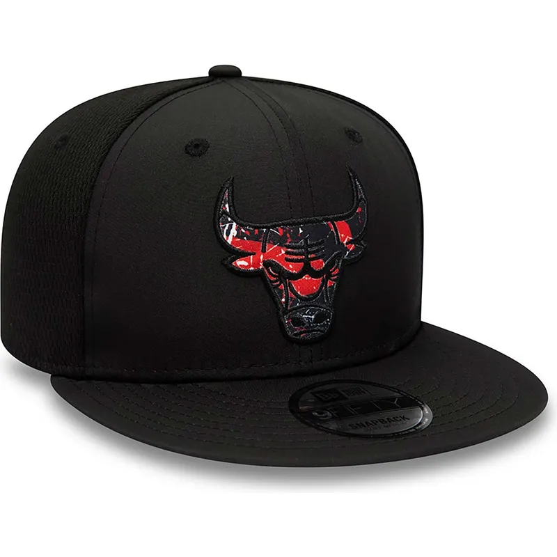 siltovka-rovna-cierna-snapback-9fifty-print-infill-chicago-bulls-nba-new-era