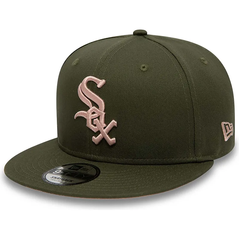 siltovka-rovna-zelena-snapback-rosa-9fifty-side-patch-chicago-white-sox-mlb-new-era