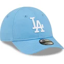 cap-zaoblena-blue-adjustable-strap-pre-deti-claro-pequeno-9forty-league-essential-los-angeles-dodgers-mlb-new-era