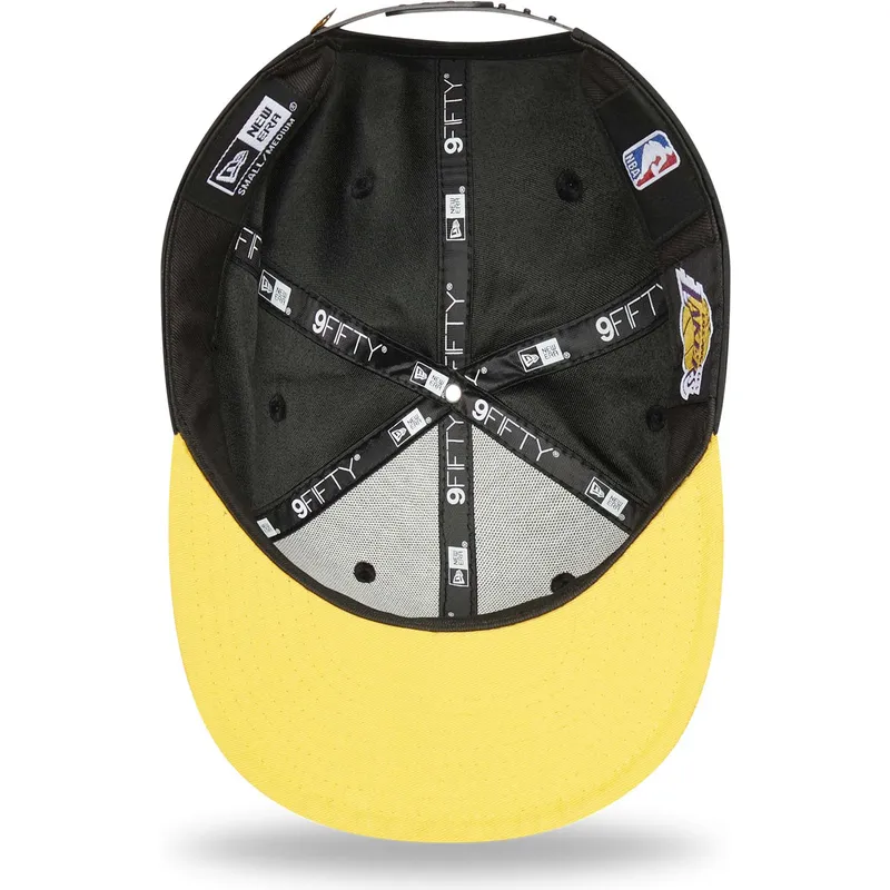 cap-rovna-black-snapback-9fifty-neon-pack-los-angeles-lakers-nba-new-era