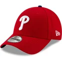 rote-verstellbare-curved-cap-9forty-league-der-philadelphia-phillies-mlb-von-new-era