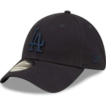 cap-zaoblena-navy-blue-ajustada-39thirty-league-essential-los-angeles-dodgers-mlb-new-era