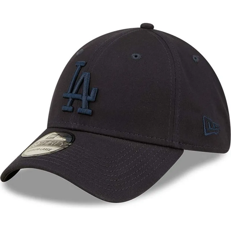 cap-zaoblena-navy-blue-ajustada-39thirty-league-essential-los-angeles-dodgers-mlb-new-era