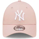siltovka-zaoblena-ruzova-nastavitelny-9forty-league-essential-new-york-yankees-mlb-new-era