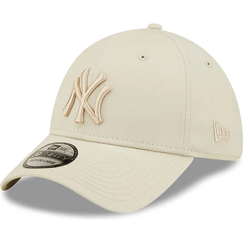 cap-zaoblena-beige-ajustada-39thirty-league-essential-new-york-yankees-mlb-new-era