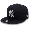 siltovka-rovna-tmavomodra-snapback-9fifty-team-infill-new-york-yankees-mlb-new-era
