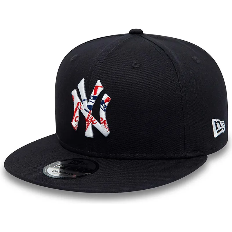 siltovka-rovna-tmavomodra-snapback-9fifty-team-infill-new-york-yankees-mlb-new-era