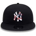 siltovka-rovna-tmavomodra-snapback-9fifty-team-infill-new-york-yankees-mlb-new-era