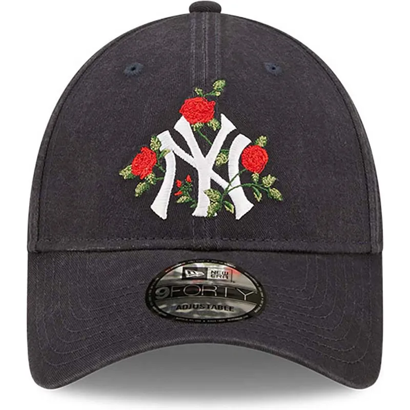 siltovka-zaoblena-tmavomodra-nastavitelny-9forty-flower-new-york-yankees-mlb-new-era