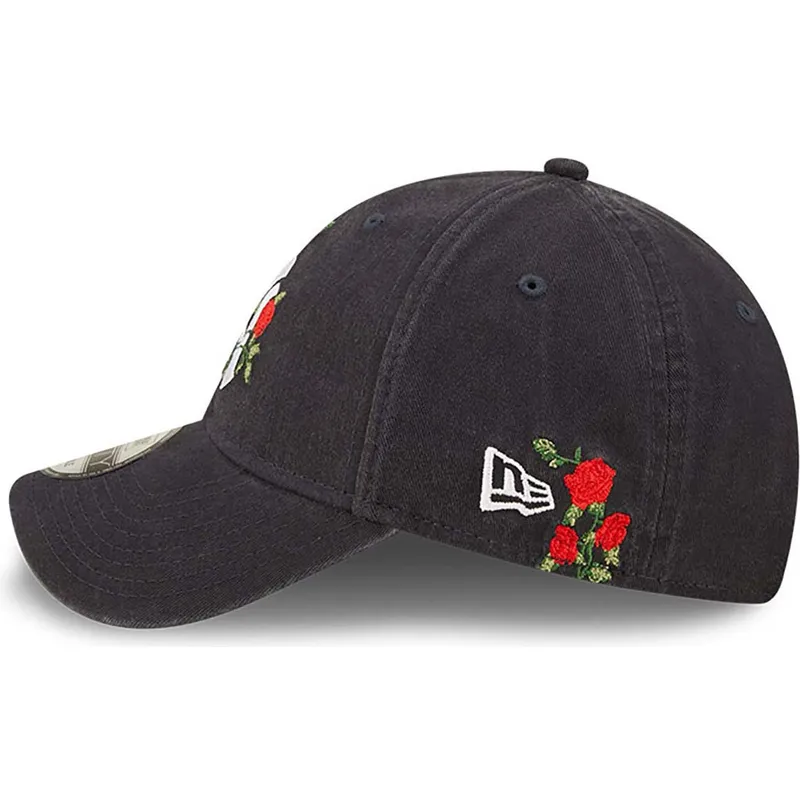 siltovka-zaoblena-tmavomodra-nastavitelny-9forty-flower-new-york-yankees-mlb-new-era