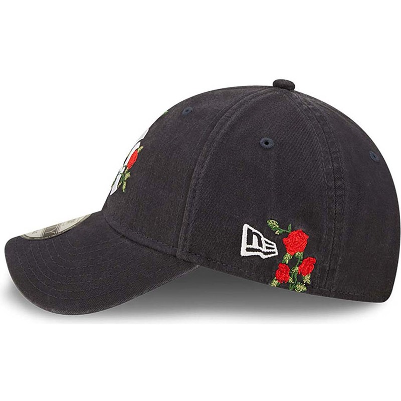 new-era-curved-brim-9forty-flower-new-york-yankees-mlb-navy-blue-adjustable-cap
