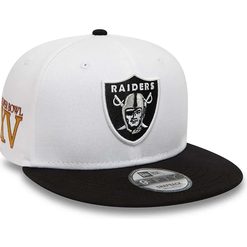 siltovka-rovna-biely-snapback-9fifty-crown-patches-super-bowl-xv-las-vegas-raiders-nfl-new-era