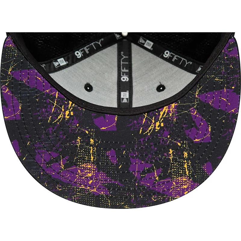 cap-rovna-black-snapback-9fifty-print-infill-los-angeles-lakers-nba-new-era cap-rovna-black-snapback-9fifty-print-infill-los-angeles-lakers-nba-new-era