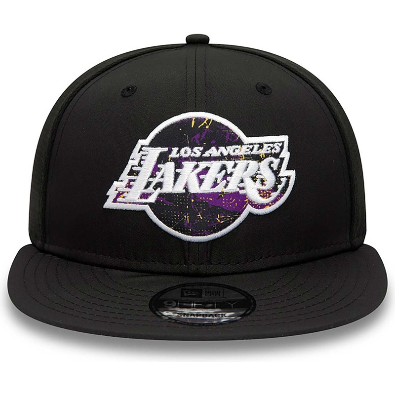 new-era-flat-brim-9fifty-print-infill-los-angeles-lakers-nba-black-snapback-cap