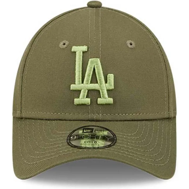 siltovka-zaoblena-zelena-nastavitelny-pre-deti-9forty-league-essential-los-angeles-dodgers-mlb-new-era