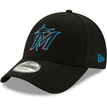 Šiltovka zaoblená čierna nastaviteľný 9FORTY The League Miami Marlins MLB New Era