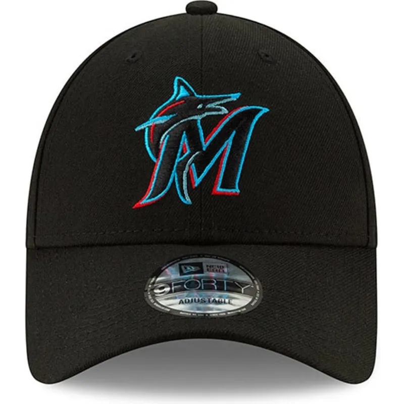 cap-zaoblena-black-adjustable-strap-9forty-the-league-miami-marlins-mlb-new-era