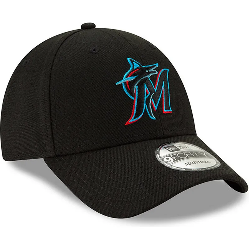 siltovka-zaoblena-cierna-nastavitelny-9forty-the-league-miami-marlins-mlb-new-era