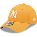 siltovka-zaoblena-oranzova-nastavitelny-9forty-league-essential-new-york-yankees-mlb-new-era