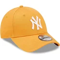 siltovka-zaoblena-oranzova-nastavitelny-9forty-league-essential-new-york-yankees-mlb-new-era